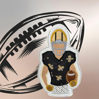 Football Player ITH Paper Towel Cover