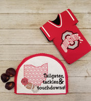 Ohio Football ITH Napkin Holder Cover