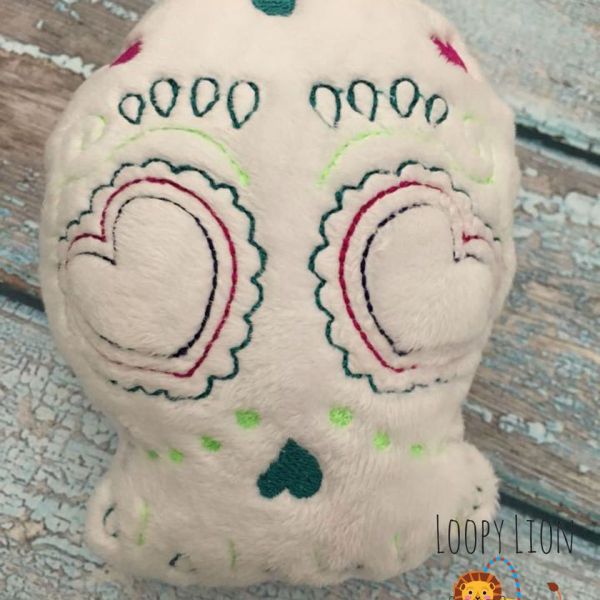 Sugar Skull Stuffie ITH