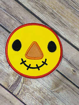 Scarecrow Face Thanksgiving ITH Coaster