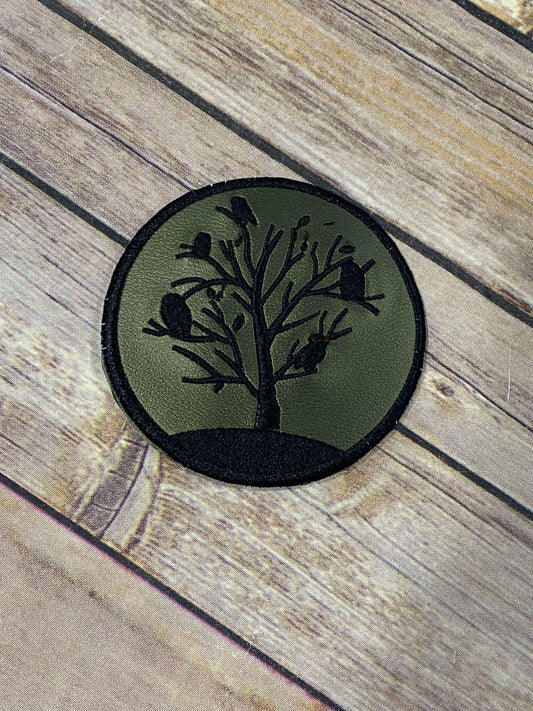 Haunted Tree Halloween ITH Coaster