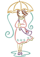 Girl with Umbrella Bundle Set