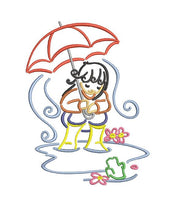 Girl with Umbrella Bundle Set