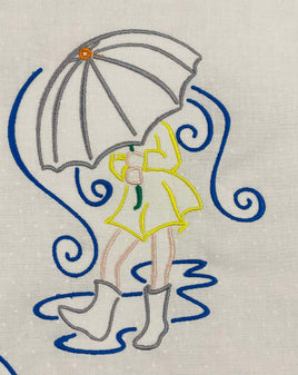 Girl with Umbrella 2