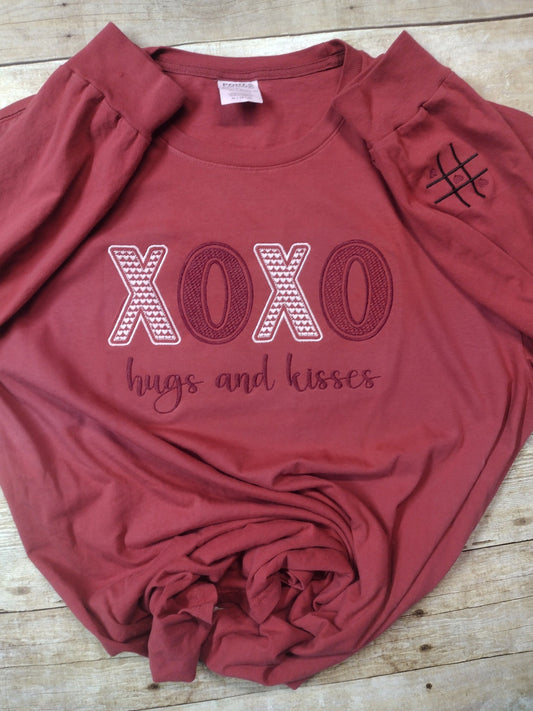 XOXO Valentines and cuff design