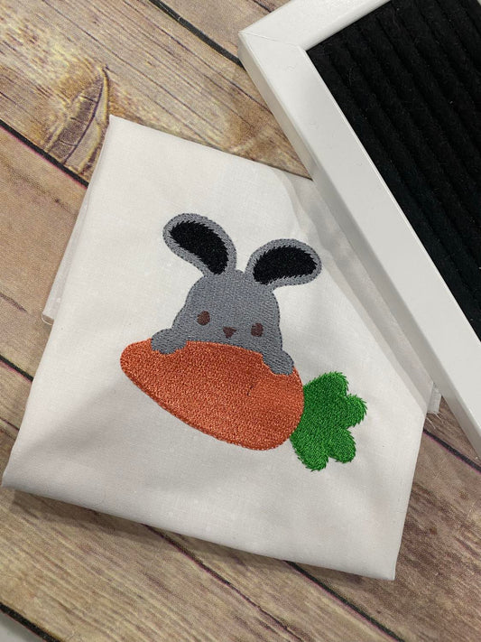 Easter Bunny with Carrot filled design