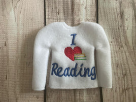 Love Reading ITH Elf Shirt Sweater