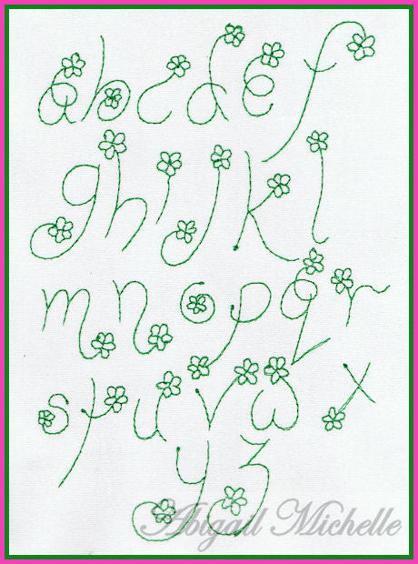 Daisy Alphabet - 1"