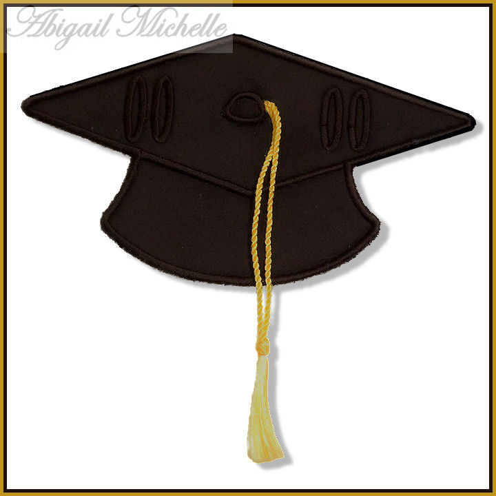 Graduation Cap ITH Banner Add On - 3 Sizes!