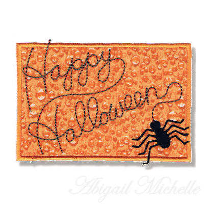 Happy Halloween Applique - 3 Sizes!