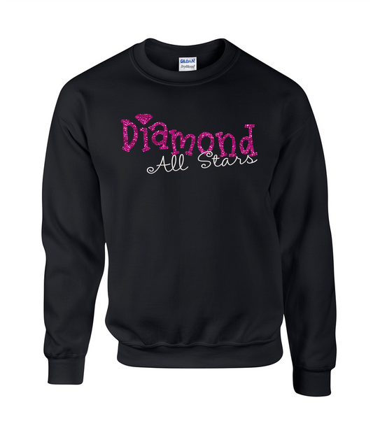 Diamond Athletics Crew Sweatshirt Glitter