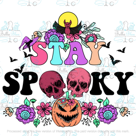 Stay Spooky Halloween Sublimation pgn file