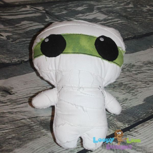 Mummy Halloween Stuffie ITH