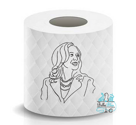 Kamala toilet paper design