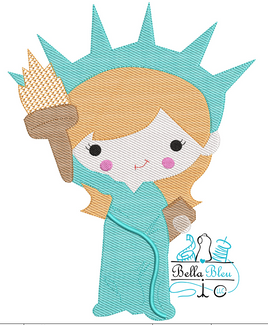 Miss Liberty Sketchy design