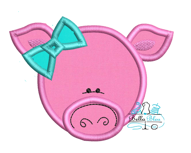 Pig Applique 3