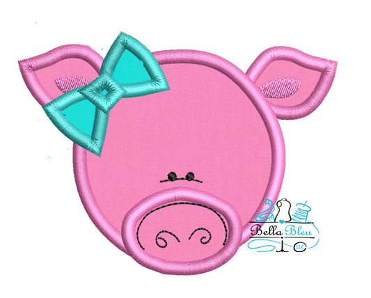 Pig Applique 3