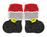 Santa Boots Side Design Applique