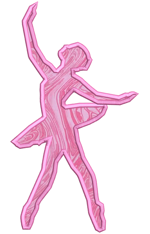 Ballerina Side Design Applique