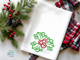 Mistletoe Christmas Swirl 3 sizes