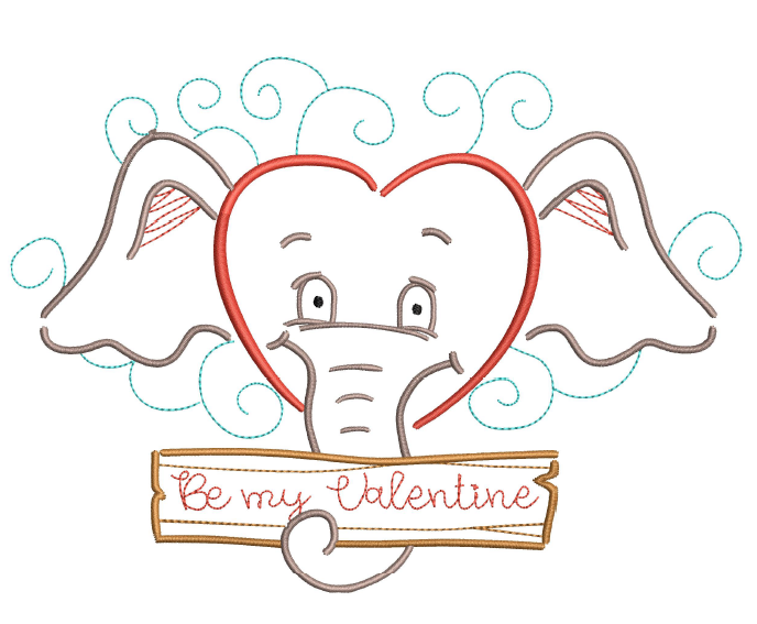 Valentines Elephant