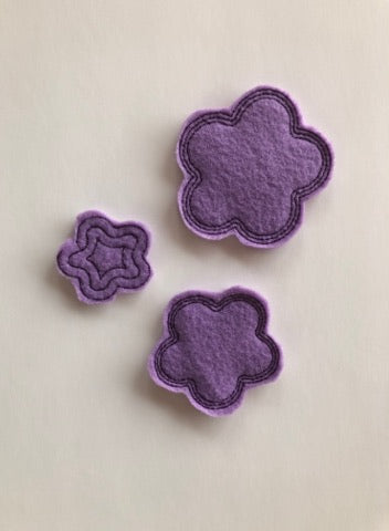ITH 3D Flower Feltie Machine Embroidery Design | Bella Bleu Embroidery