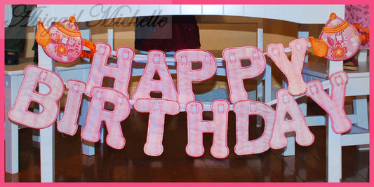 Block Banner Alphabet, In The Hoop - 3 Sizes