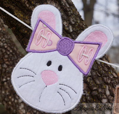 Bunny Rabbit Banner Add On - 3Sizes