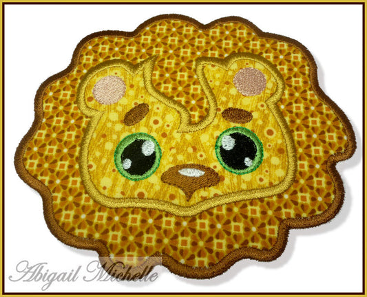 Lion Applique - 3 Sizes!