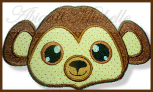 Monkey Applique - 3 Sizes!