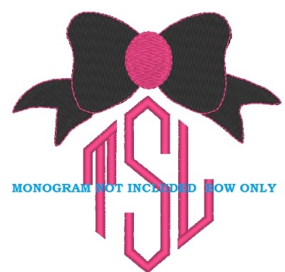 Bow Monogram Fill