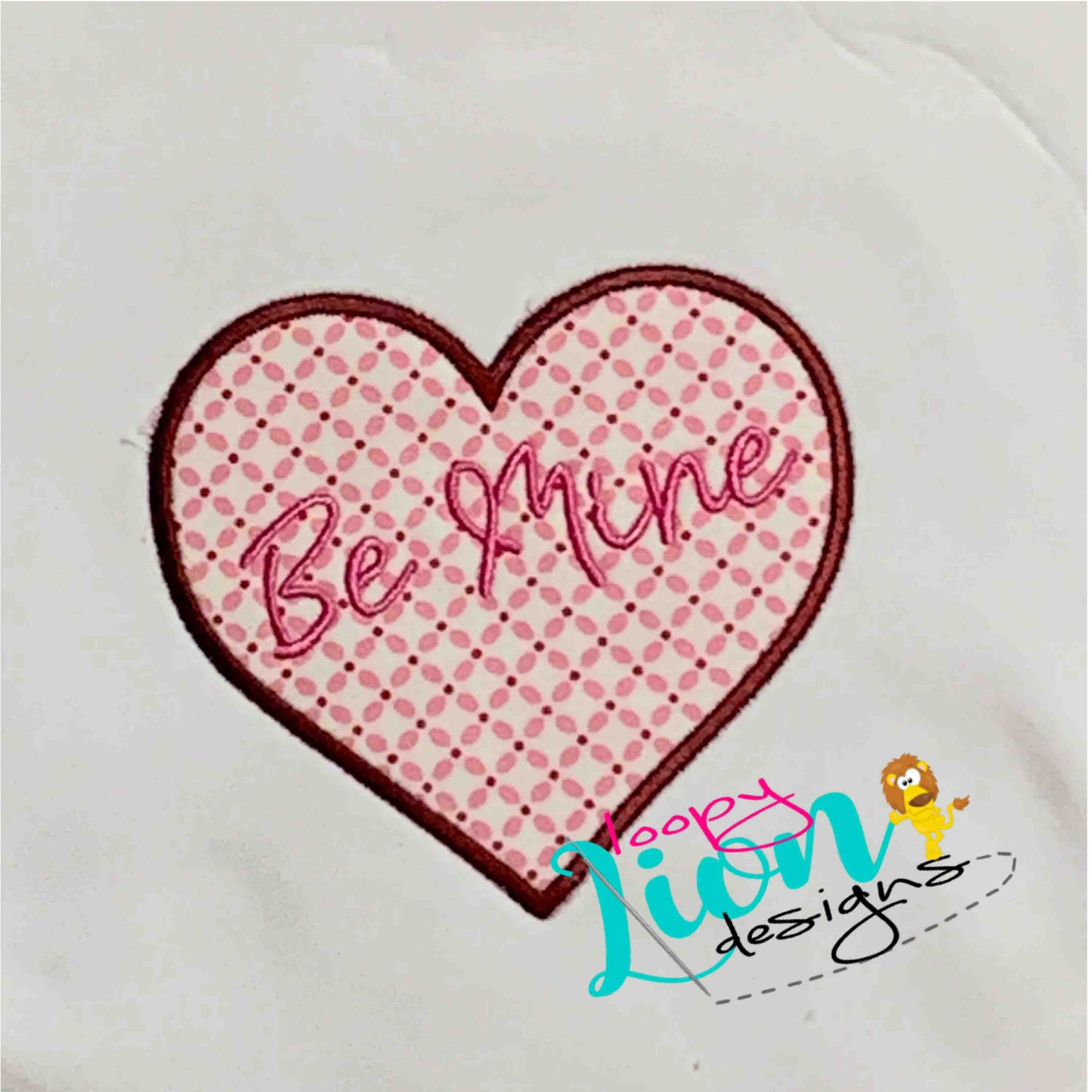 Be Mine Applique Heart