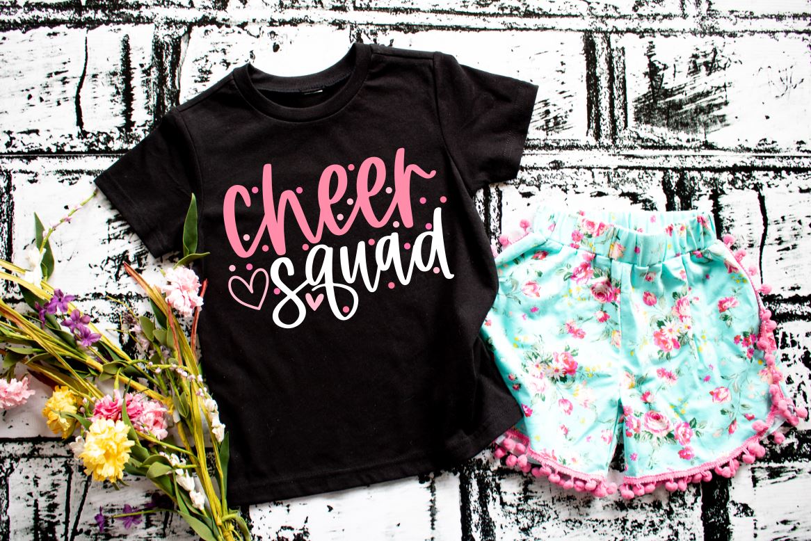 Cheer Squad tee shirt Kids and Adults