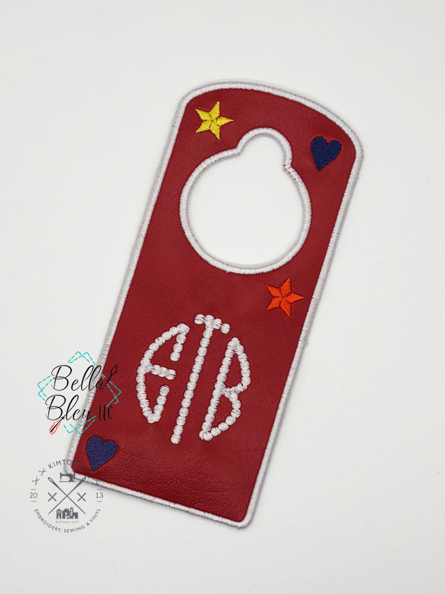 ITH Door Hanger Applique Embroidery Design