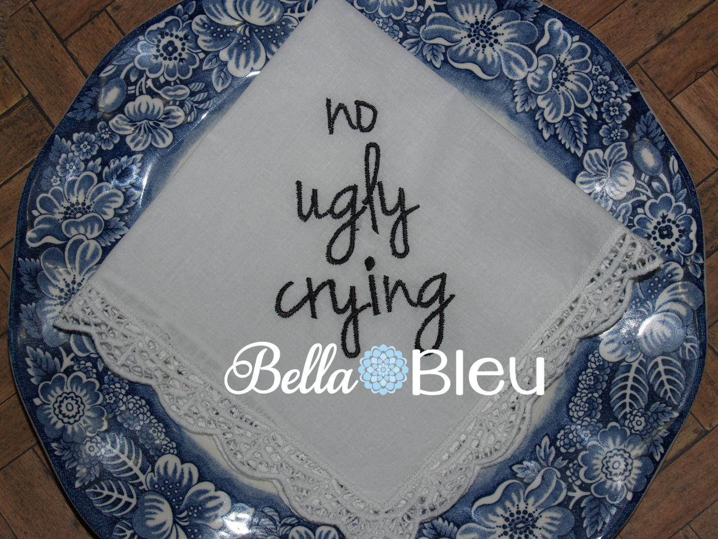 No Ugly Crying Wedding Saying Machine Embroidery design