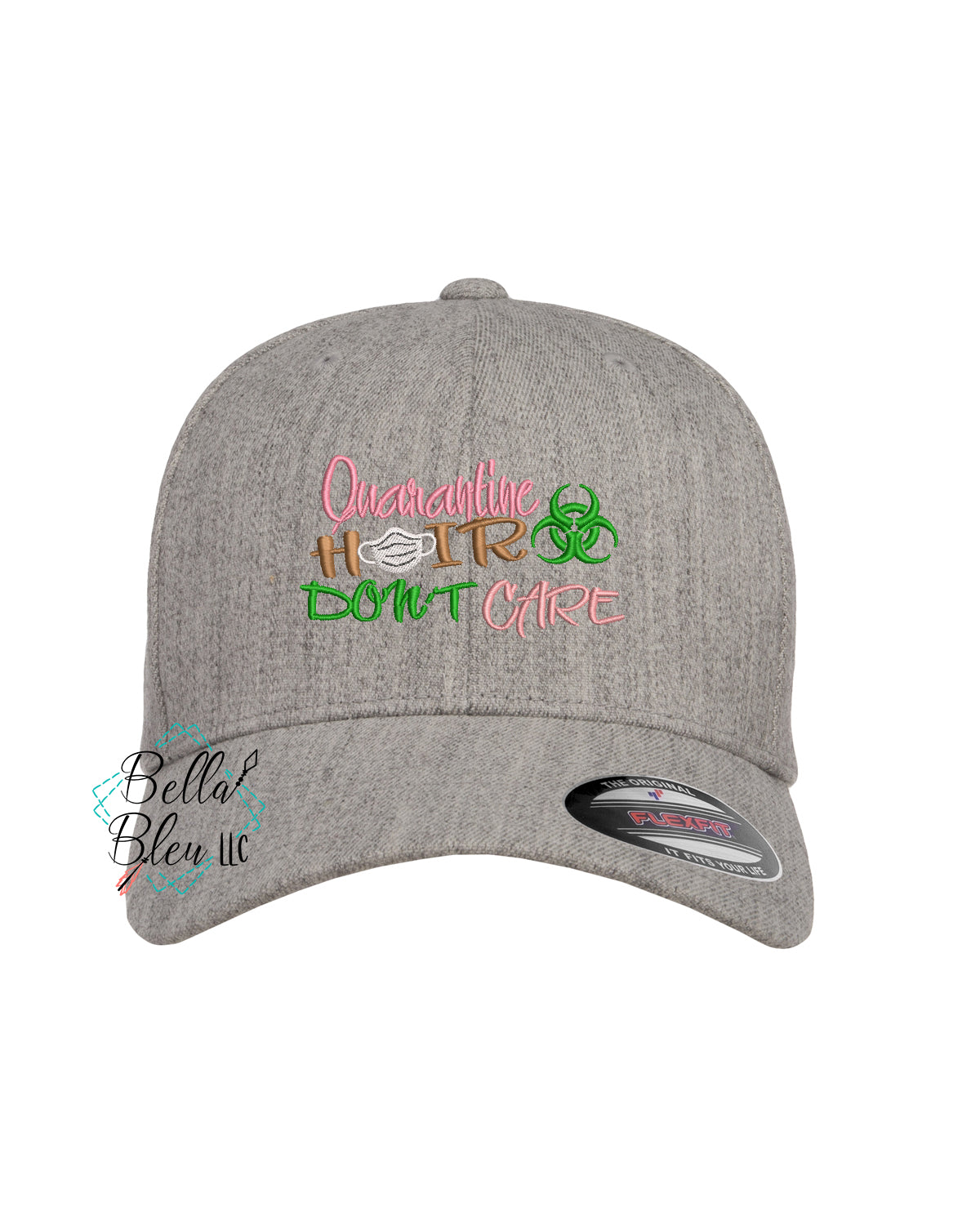 Quarantine Hair Don't Care Hat design