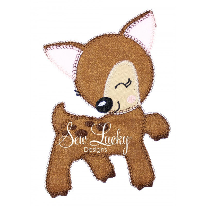 Sweet Baby Deer Applique