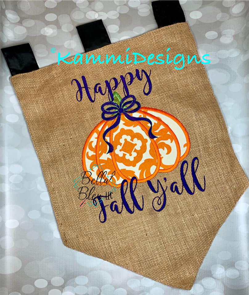 Fall Pumpkin - Pumpkin Applique Design