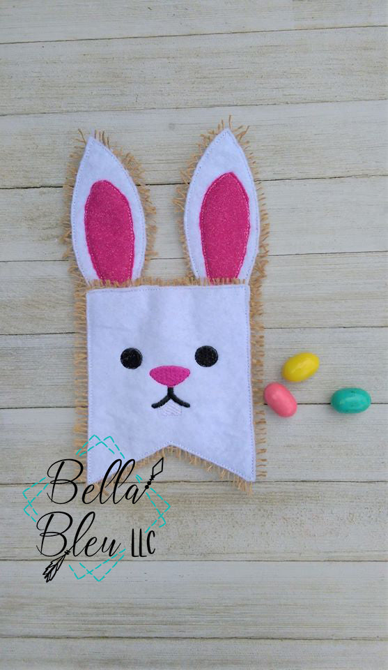 ITH Easter Bunny Face Banner Bunting