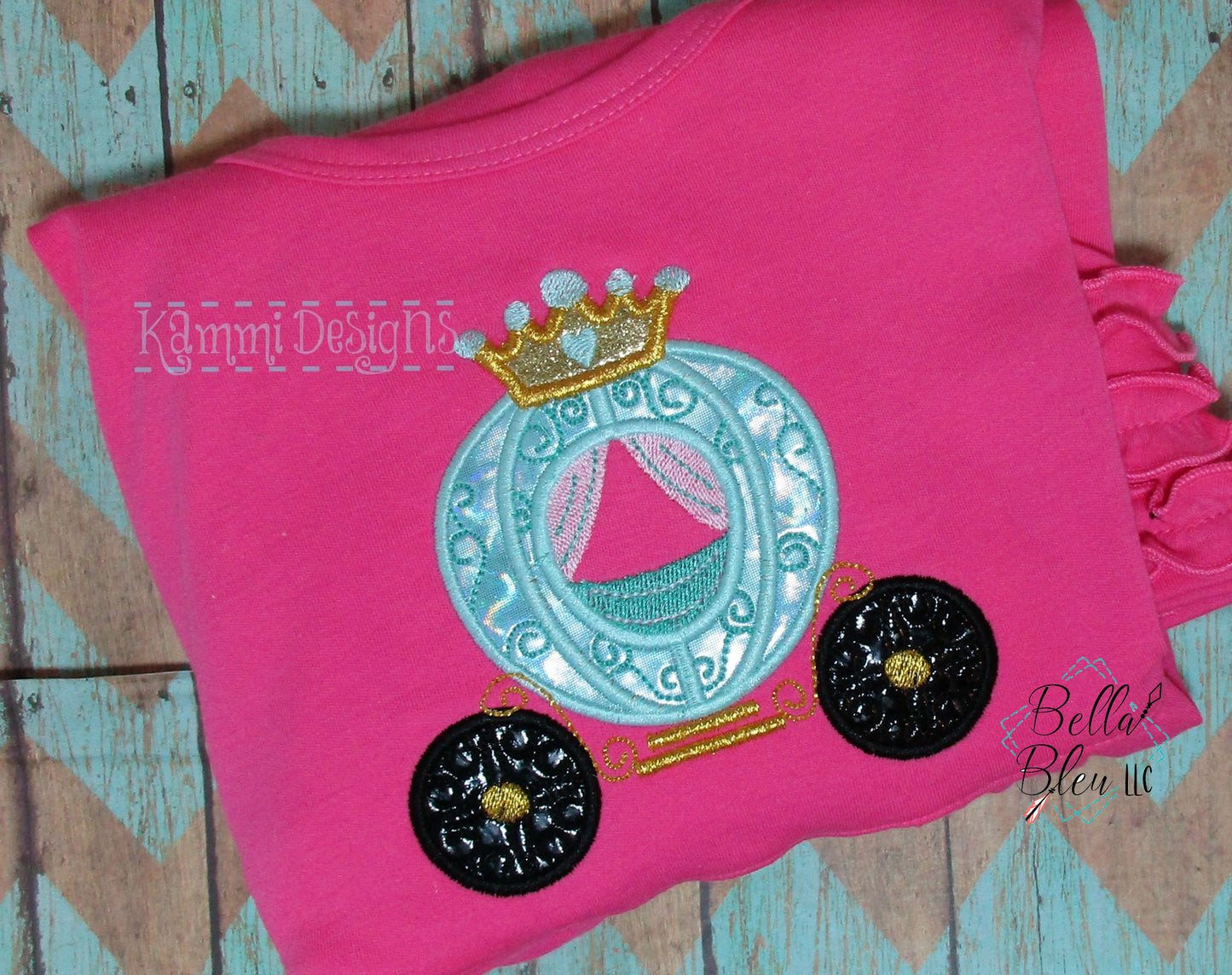 Princess Carriage Applique