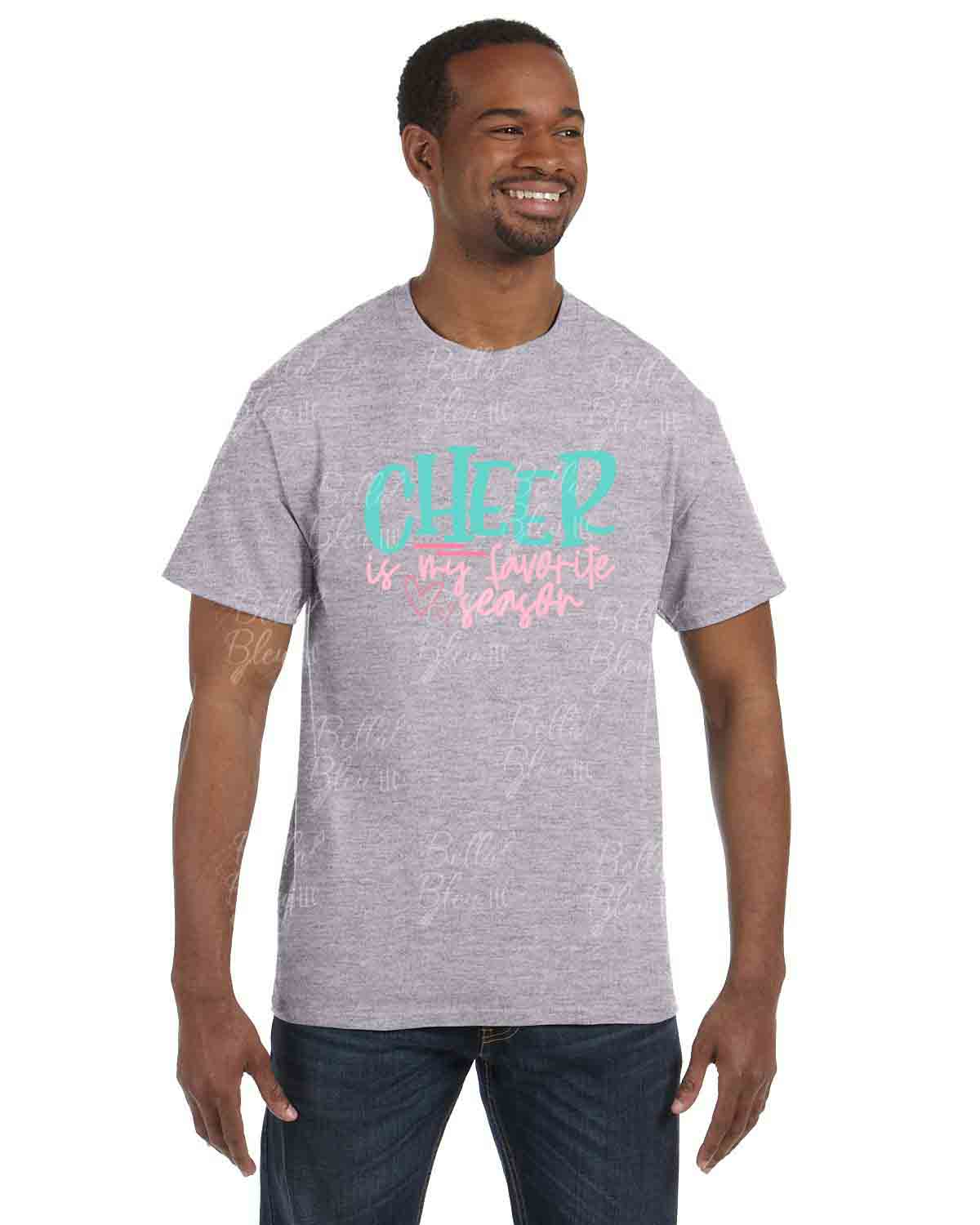 Cheer is my Favorite Season tee shirt Kids and Adults