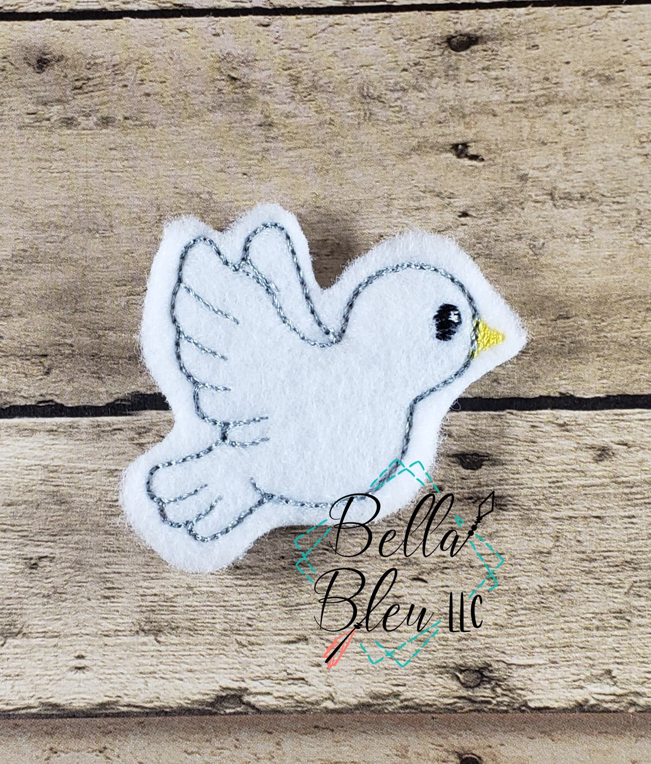 Dove Feltie Machine Embroidery Design