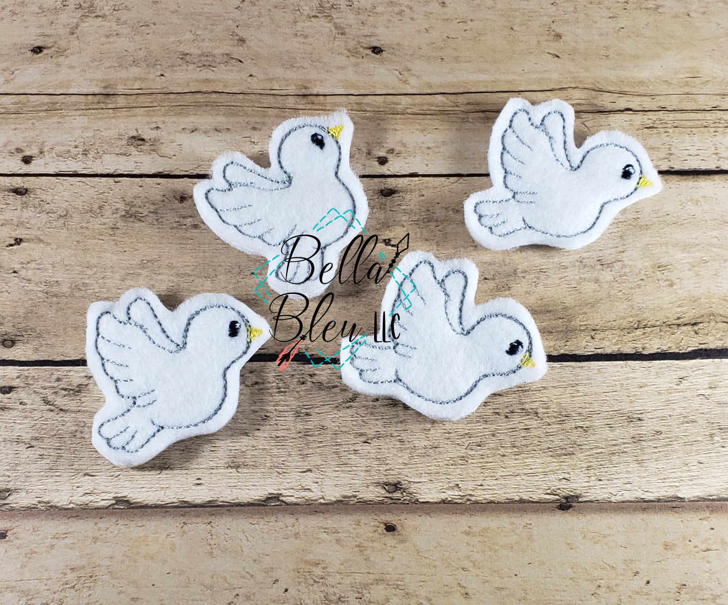 Dove Feltie Machine Embroidery Design