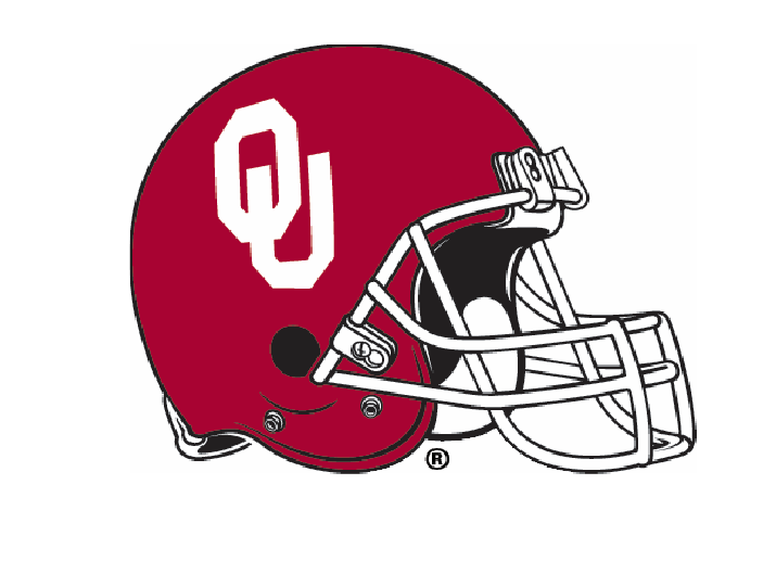 The University of Oklahoma Set of 4 Football Stone Coasters