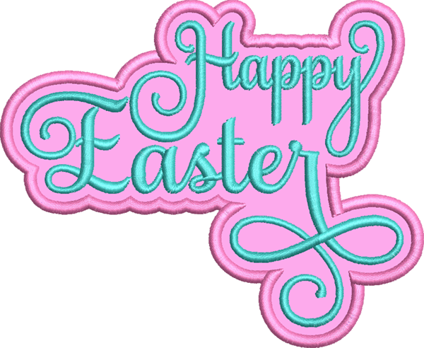 Happy Easter Applique