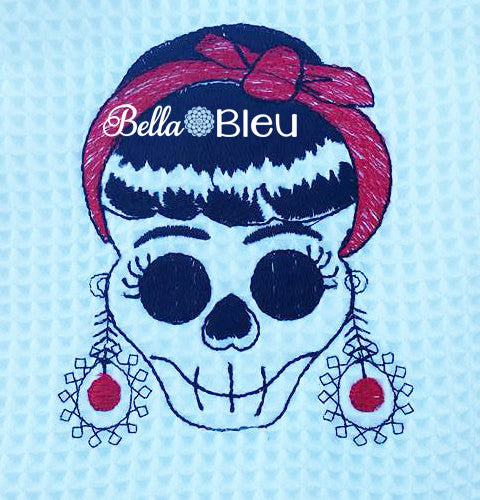 Vintage Rockabilly Embroidery design, Urban Skull Rockabilly Design, Machine Embroidery Design, Retro Urban Embroidery Design, Mardi Gras