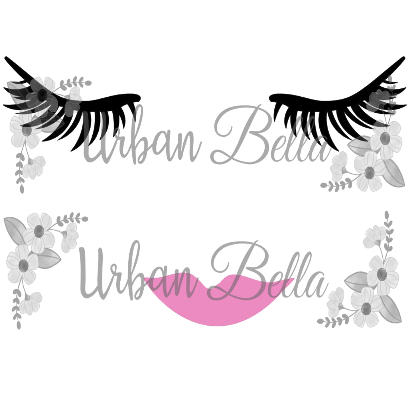 Lashes & Lips Sublimation png file