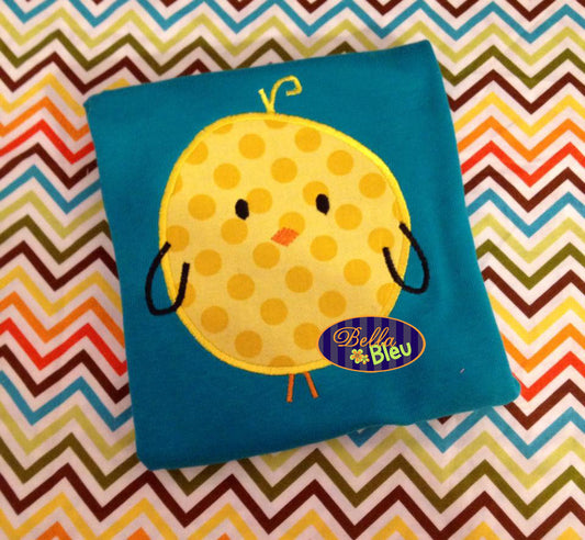 Adorble Little Easter Chick Embroidery Applique design Easter machine embroidery