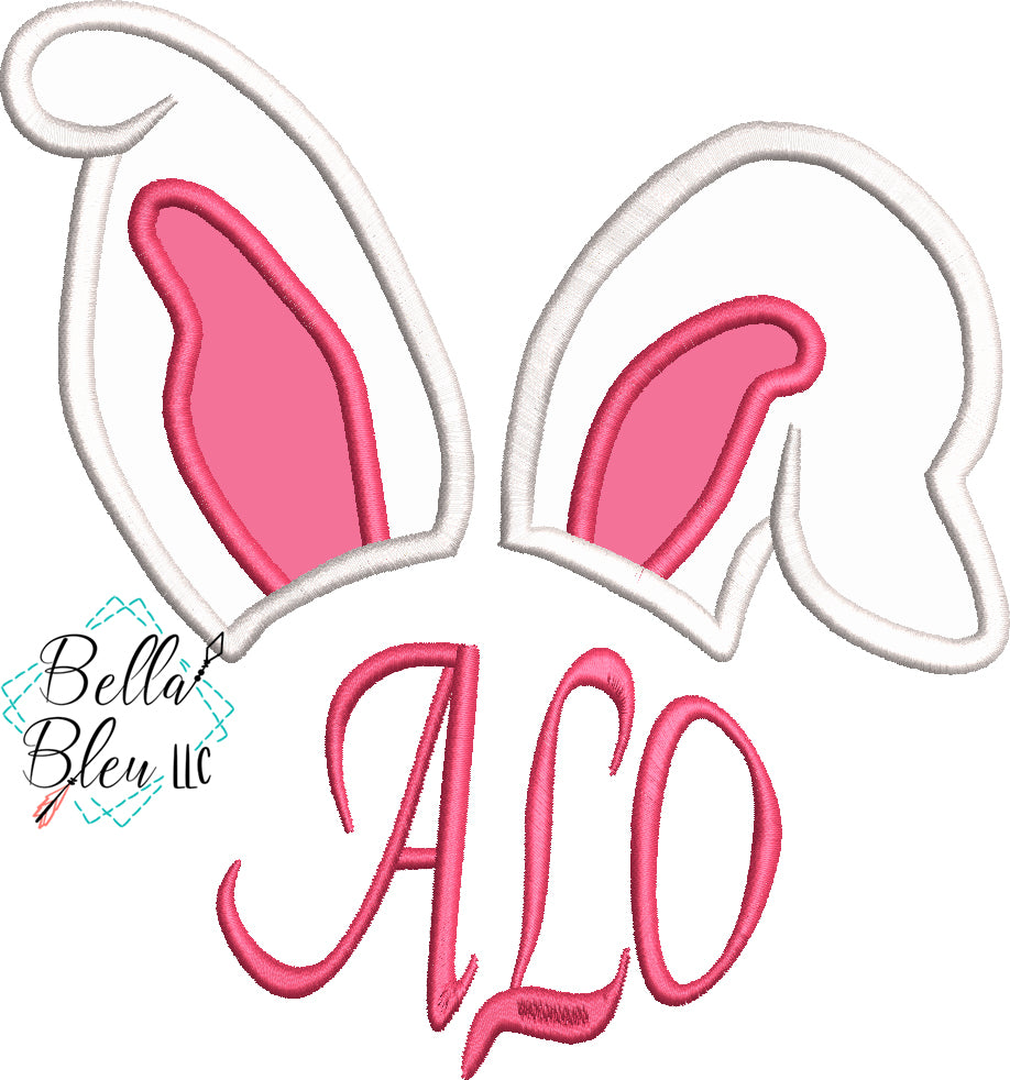 Easter Bunny Ears Monogram Frame