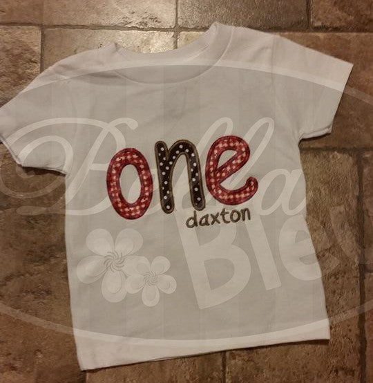 One 1st Birthday Wording